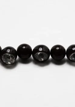Kaleos BOWL & CRYSTAL CHAIN BROWN Fashion