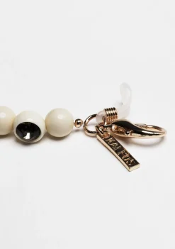 Kaleos BOWL & CRYSTAL CHAIN WHITE Fashion