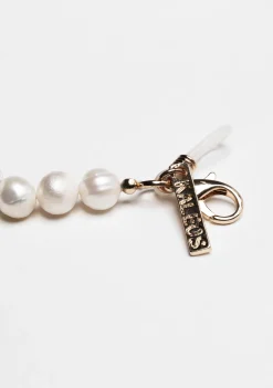 Kaleos NATURAL PEARL CHAIN COMBINATION GREEN Hot