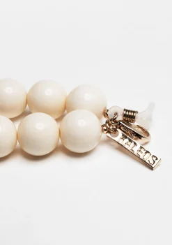 Kaleos RESIN CHAIN WITH ACETATE TERMINAL BEIG / ECRU Fashion