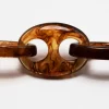Kaleos RESIN LINK CHAIN BROWN Hot